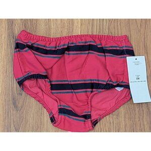 Ralph Lauren Baby Girls Pink & Navy Striped Bloomers 6M 100% Cotton Fall Collect